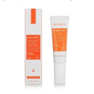 Skin & Co Sicilian Light Vegan Plump+Illuminate Serum, For All Skin, 30ml, NIB